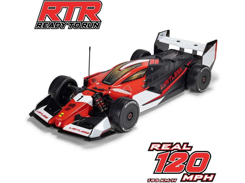 Arrma Limitless 8S BLX 1:7 4WD AVC RTR červená/čierna