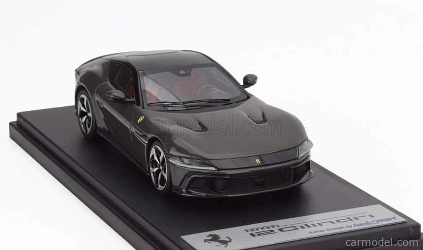 Looksmart Ferrari 12 Cilindri V12 830cv 2024 1:43 Grigio Scuro 792 - sivá čierna