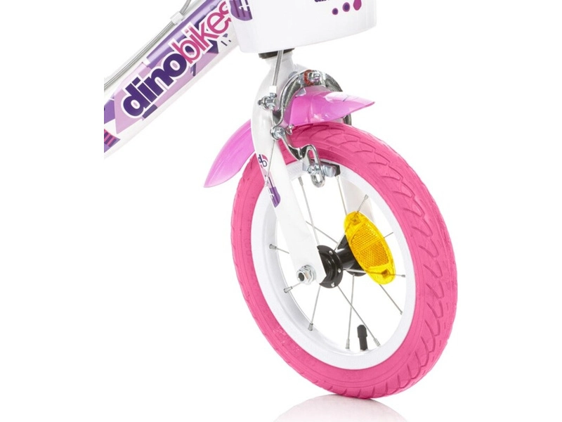 DINO Bikes - Dětské kolo 12" Fairy bílé