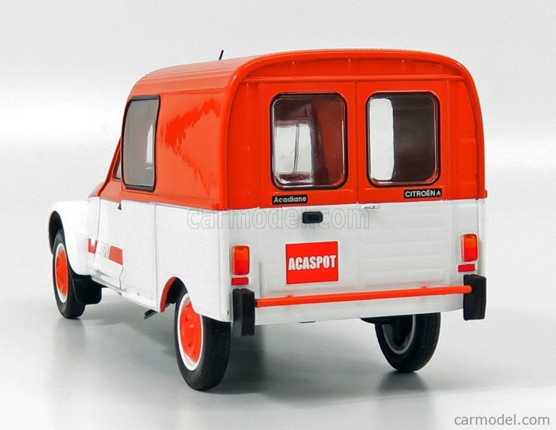 Solido Citroen Acadiane Van Acaspot 1984 1:18 Oranžová Bílá