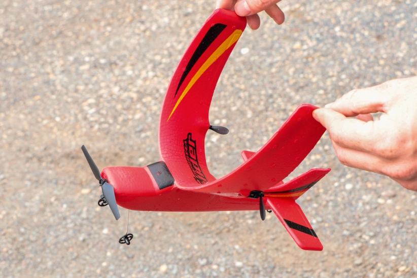 RC lietadlo Cessna Glider Z50, červená
