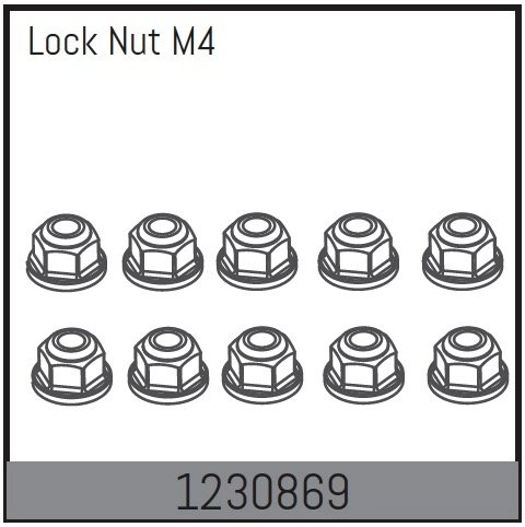 1230869 - Lock Nut M4 (10)