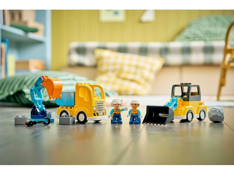 LEGO DUPLO - Vozidlá na stavbe 3 v 1