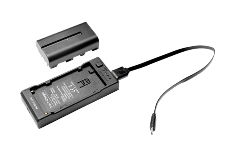 Nabíjačka batérií Nanlite CN-58 2v1 pre batérie NP/LP-E6