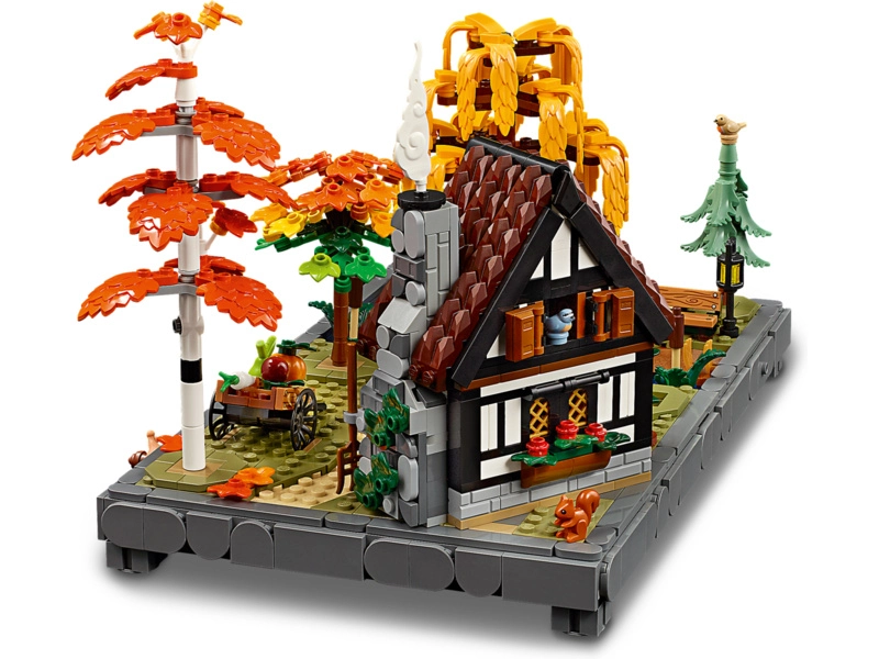 LEGO Icons - Chata a podzimní zahrada