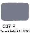 Agama Email C37 P Tmavá šedá RAL 7000