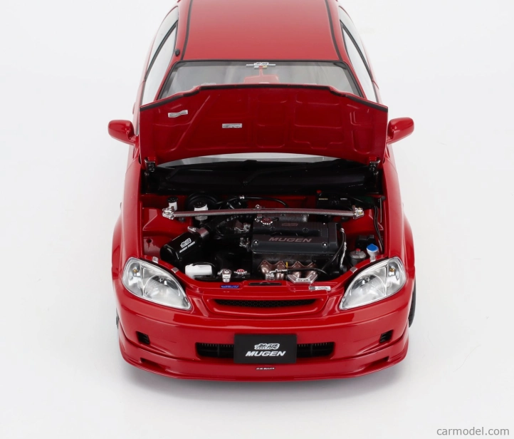 Motorhelix Honda Civic Ek9 Type R Mugen With Engine And Accessories 1999 1:18 Red