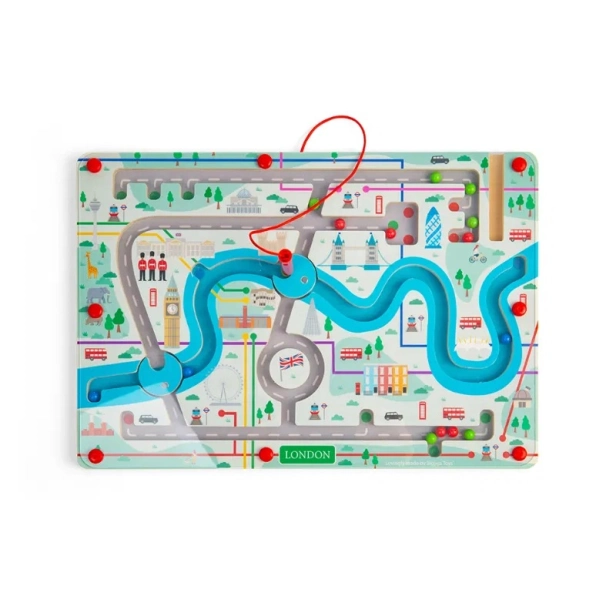 Bigjigs Toys Magnetické bludisko Londýn