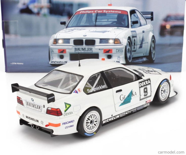 Werk83 BMW radu 3 M3 (e36) Coupe Team Linder N 9 Dtm Sezóna 1994 Frank Schmickler 1:18 Biela