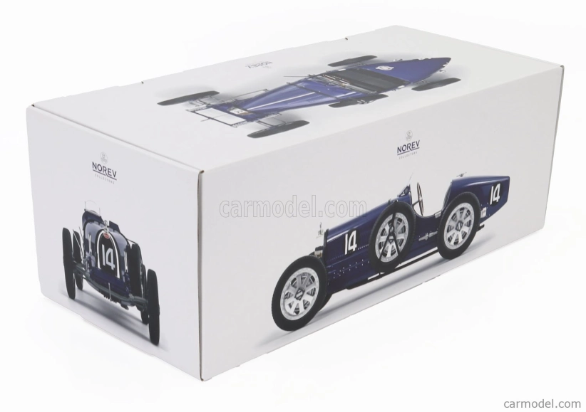 Norev Bugatti T35 N 14 Racing 1925 1:12 Modrá