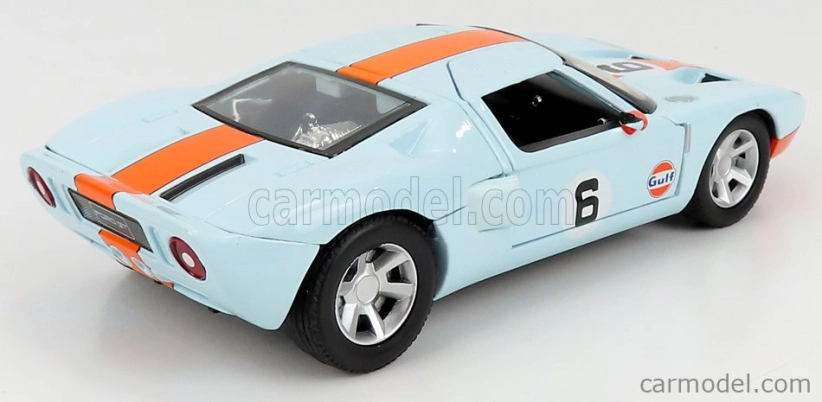 Motor-max Ford usa Gt Gulf N 6 1968 1:24 Světle Modrá Oranžová
