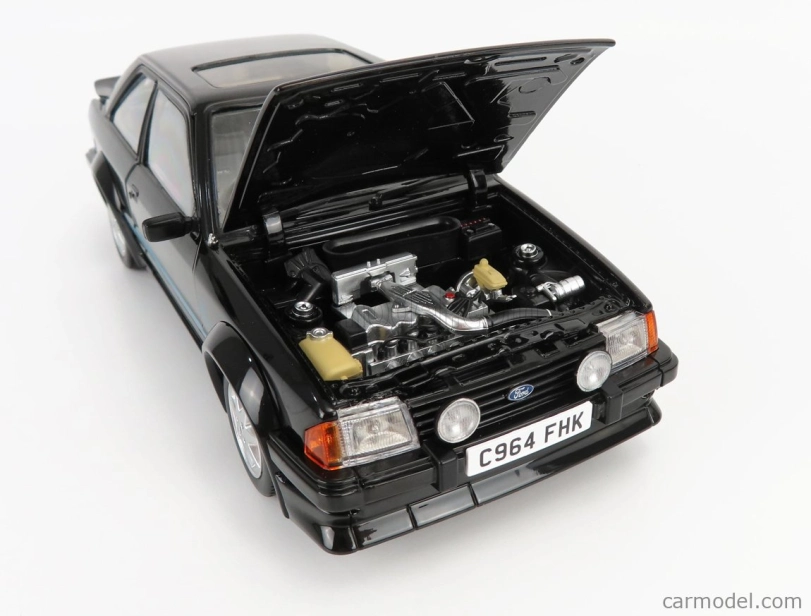 Sun-star Ford england Escort Rs Turbo 1984 1:18 Black