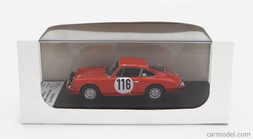 Trofeu Porsche 911t Coupe (night Version) N 116 2nd Rally Montecarlo 1968 P.toivonen - M.tiukkanen - 1:43 Orange
