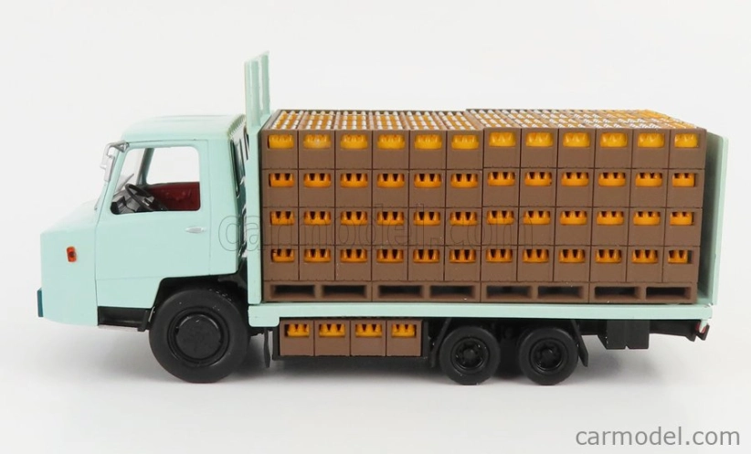 Edicola Berliet Tekel Truck Transports Dumesnil 3-assi 1966 1:43 svetlomodrá