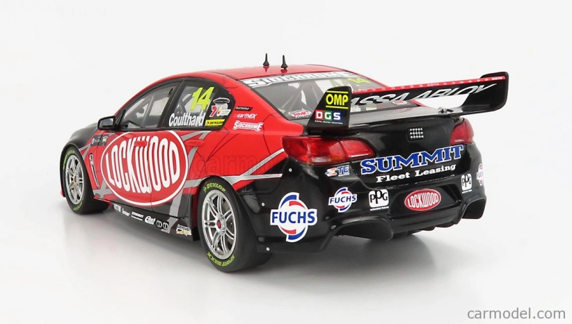 Biante model cars Holden Vf Commodore V8 Team Lockwood Racing N 14 1:18, červená