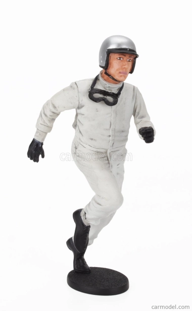 Le mans miniatures Figures Tim Pilota Automobilistico - 24h Le Mans Start Pilot Driver 1960 - 1970 1:18 Bílá