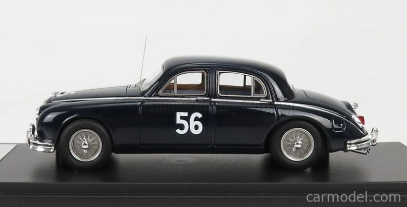 Modely v mierke Matrix Jaguar Mkii 3.4 Litre N 56 Winner Brand Hatch Saloon Car Race 1957 1:43 Black