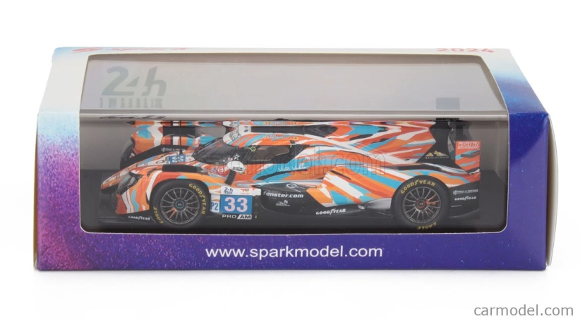 Spark-model Oreca 07 Gibson Gk428 4.2l V8 Team Dkr Engineering N 33 24h Le Mans 2024 Rene Binder - Laurents Horr - Alexander Mattschull 1:43 Různé