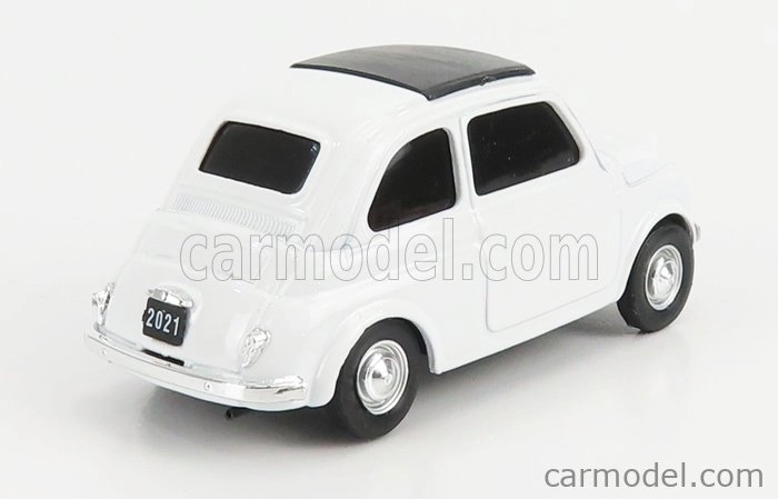 Brumm Fiat 500 1965 - Viva L'italia 150th Anniversario Italia 1861 - 2011 1:43 Bílá