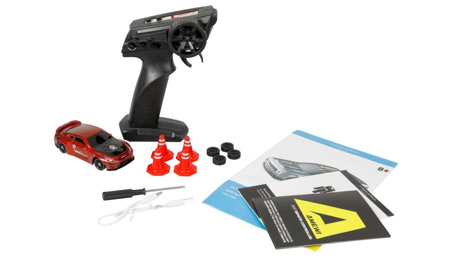 Drift Sport GTR RC driftovacie auto s gyroskopom 4x4 1:43 RTR červená