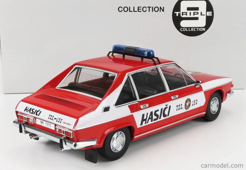 Triple9 Tatra 613 Czechoslovakia Hasici Fire Engine 1979 1:18 Červená Bílá
