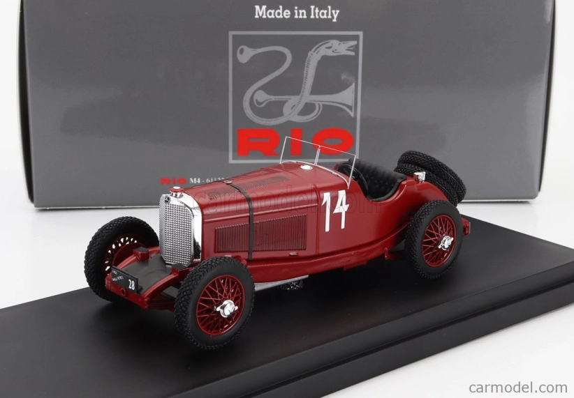 Rio-models Mercedes benz Ssk N 14 Víťaz Argentína Autumn Gp 1928 Carlos Zatuszek 1:43 Červená