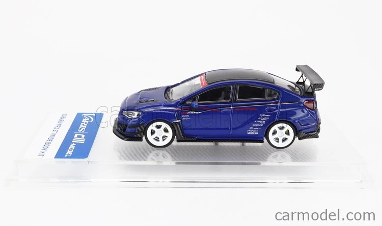 Cm-models Subaru Varis Wrx Sti S4 2019 1:64 Blue Carbon