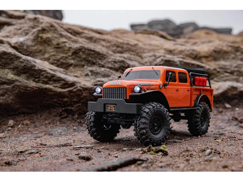 Axial SCX24 Dodge Power Wagon 1940 1:24 4WD oranžová