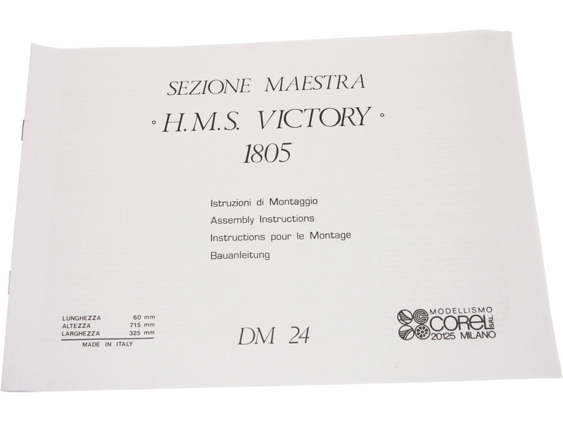 COREL H.M.S. Victory 1651 řez 1:98 kit
