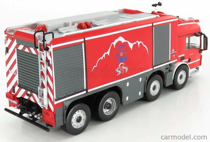 Edicola MAN Special Bai Tgs Tanker Truck Taliansko Francúzsko 2013 1:43 Red Silver