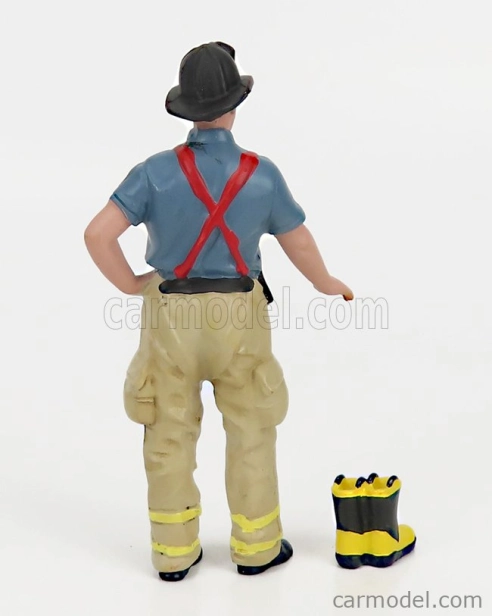 American diorama Figures Firefighters - Getting Ready 1:24 Modrá Bílá