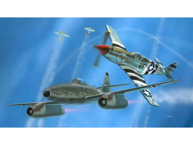 Revell Messerschmitt Me 262, P-51B Mustang (1:72)