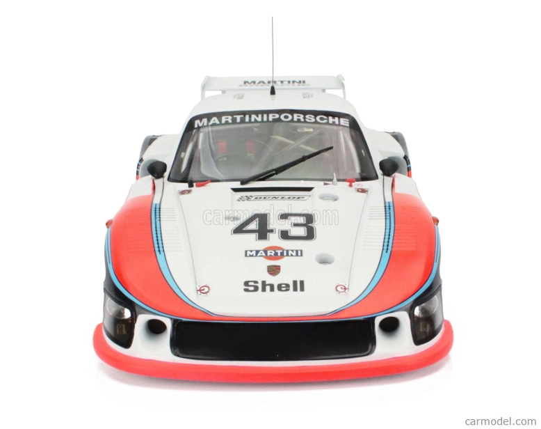 Cmr Porsche 935/78 3.2l Twin Turbo Moby Dick Team Martini Racing Porsche System N 43 24h Le Mans 1978 Rolf Stommelen - Manfred Schurti 1:12 Bílá Modrá Červená
