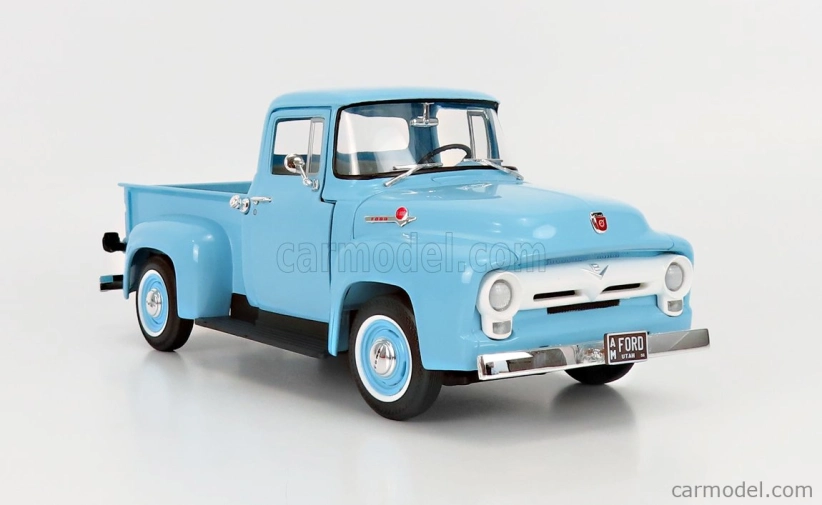 Autoworld Ford usa F-100 Pick-up 1956 1:18 Světle Modrá