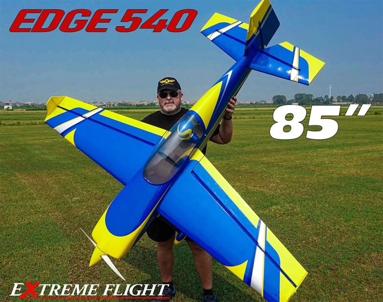 85" Edge 540 – modrá/žltá 2,15 m
