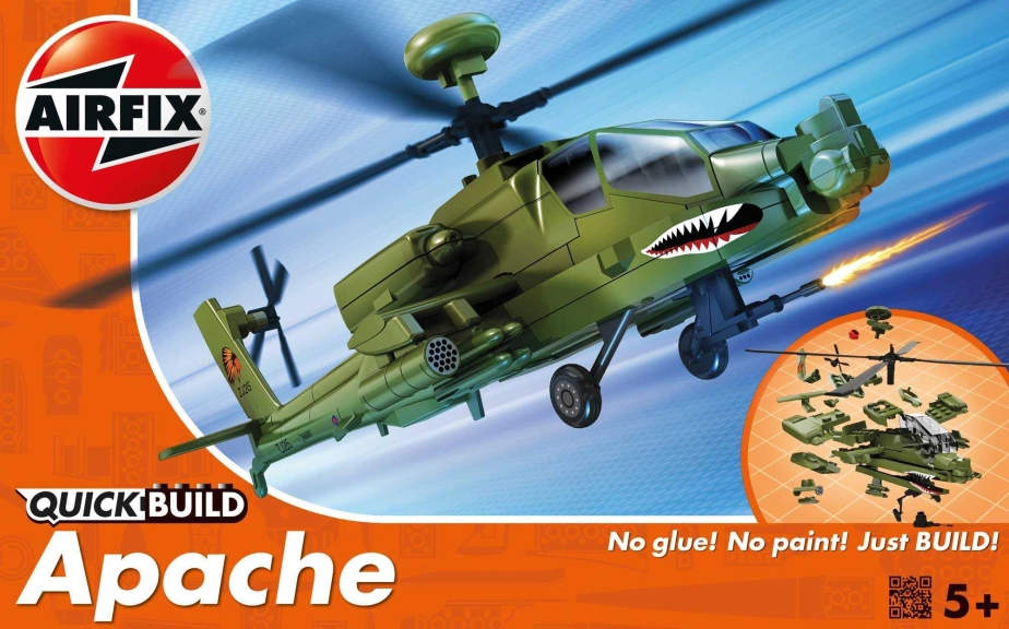 Airfix Quick Build vrtuľník Boeing Apache