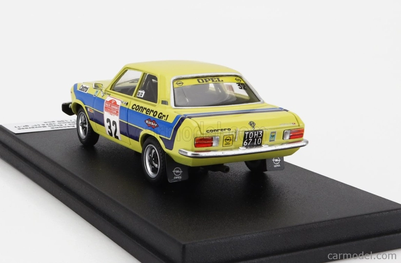 Trofeu Opel Ascona (nočná verzia) N 32 3. Rally Sanremo 1974 Alfredo Fagnola - Evio Novarese 1:43 Žlto-modrá