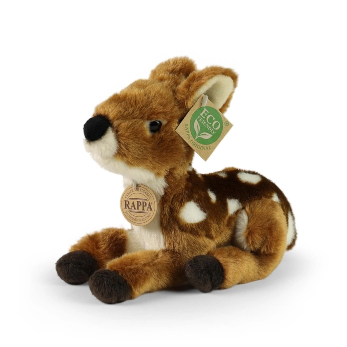 Rappa Plyšový srnček ležiaci 22 cm ECO-FRIENDLY