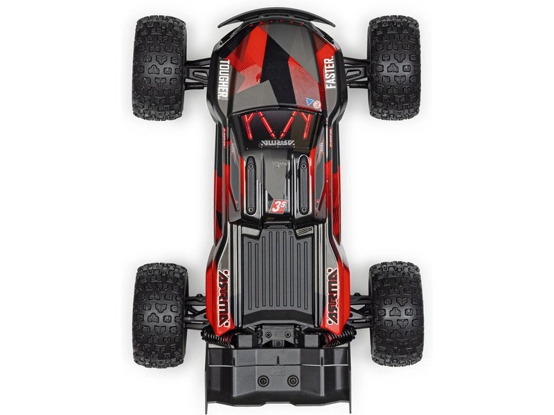 Arrma Mini Kraton 3S DSC BLX 1:16 4WD RTR Basic černá/červená