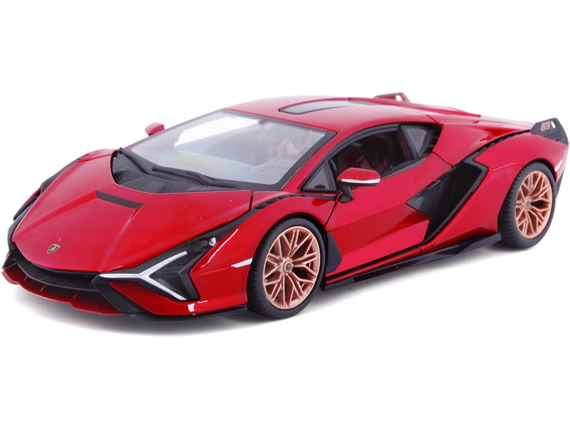 Bburago Lamorghini Sian FKP37 1:24 červená