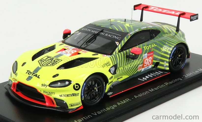 Spark-model Aston martin Vantage Amr Team Aston Martin Racing N 98 33rd 24h Le Mans 2020 P.della Lana - A.farfus - R.gunn 1:43 Yellow