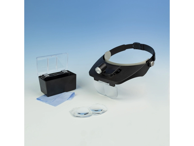 Lightcraft čelenka s lupou a LED osvětlením (set)