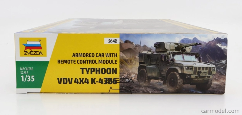 Zvezda Kamaz Typhoon Vdv 4x4 K-4386 Military 2010 1:35 /