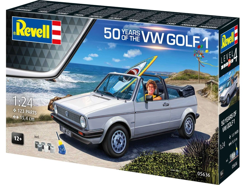 Revell Volkswagen Golf 1 50. výročie (darčeková súprava)