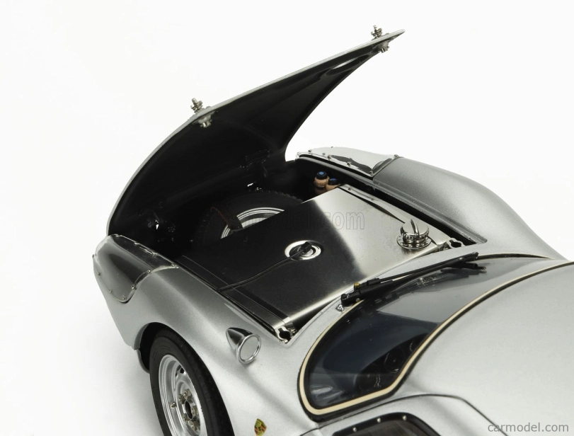 Cmc Porsche 904 Carrera Gts Ch.904-005 N 86 Winner Targa Florio 1964 Colin Davis - Antonio Pucci 1:18 Silver