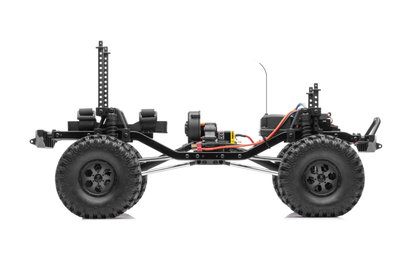RC crawler CREW 4X, červená