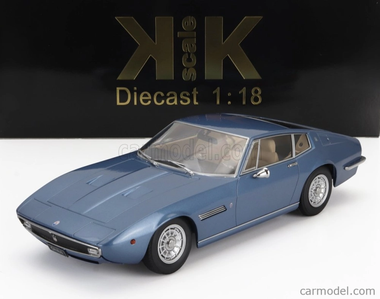 Kk-scale Maserati Ghibli Coupe 1969 1:18 Blue Met