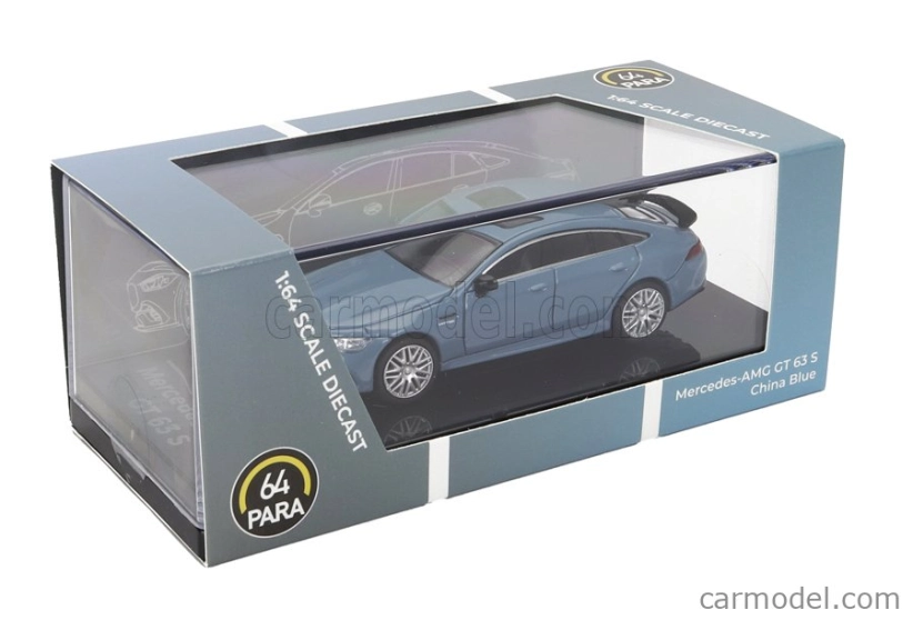 Paragon-models Mercedes benz Gt-class Gt63 S Lhd 2019 1:64 Světle Modrá