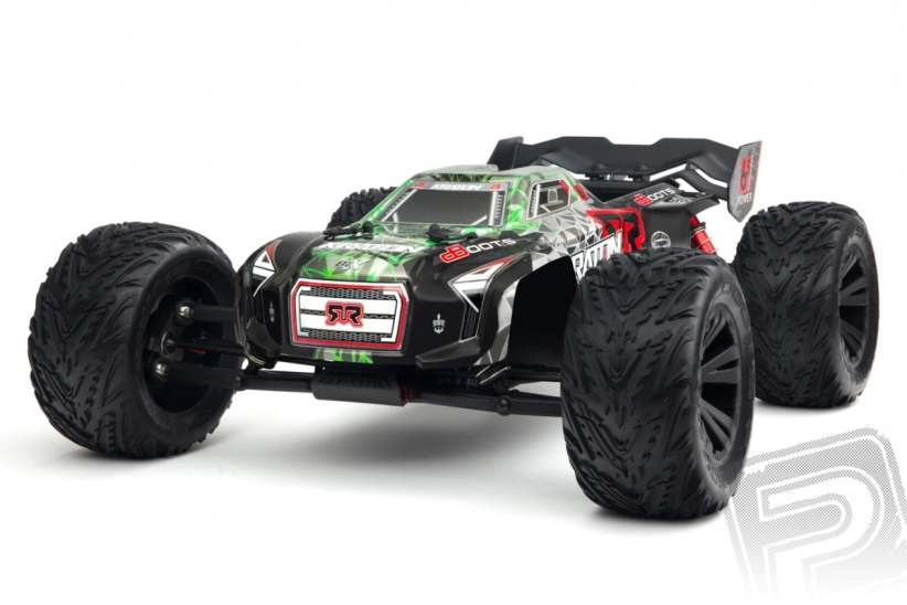 RC auto Kraton MT 6S BLX, zelenočerná