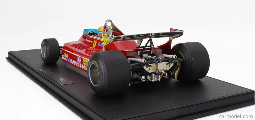 Gp-replicas Ferrari F1 312t4 N 11 World Champion Pole Position And Winner Monaco Gp (with Pilot Figure) 1979 Jody Scheckter 1:12 Red